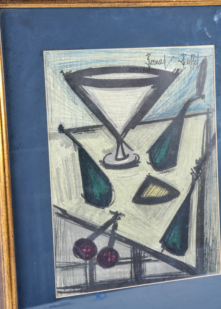 Bernard Buffet "Nature Morte aux Fruits" Lithograph