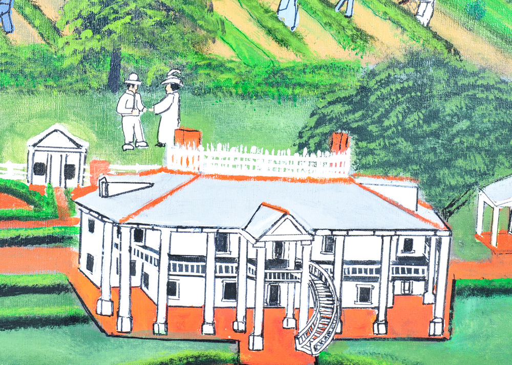 Vintage American Folk Art Painting