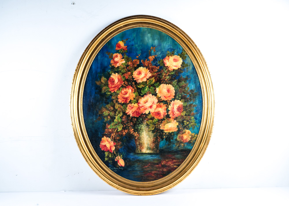 Mary Kofron Hruby Original Still Life Floral Oil Painting