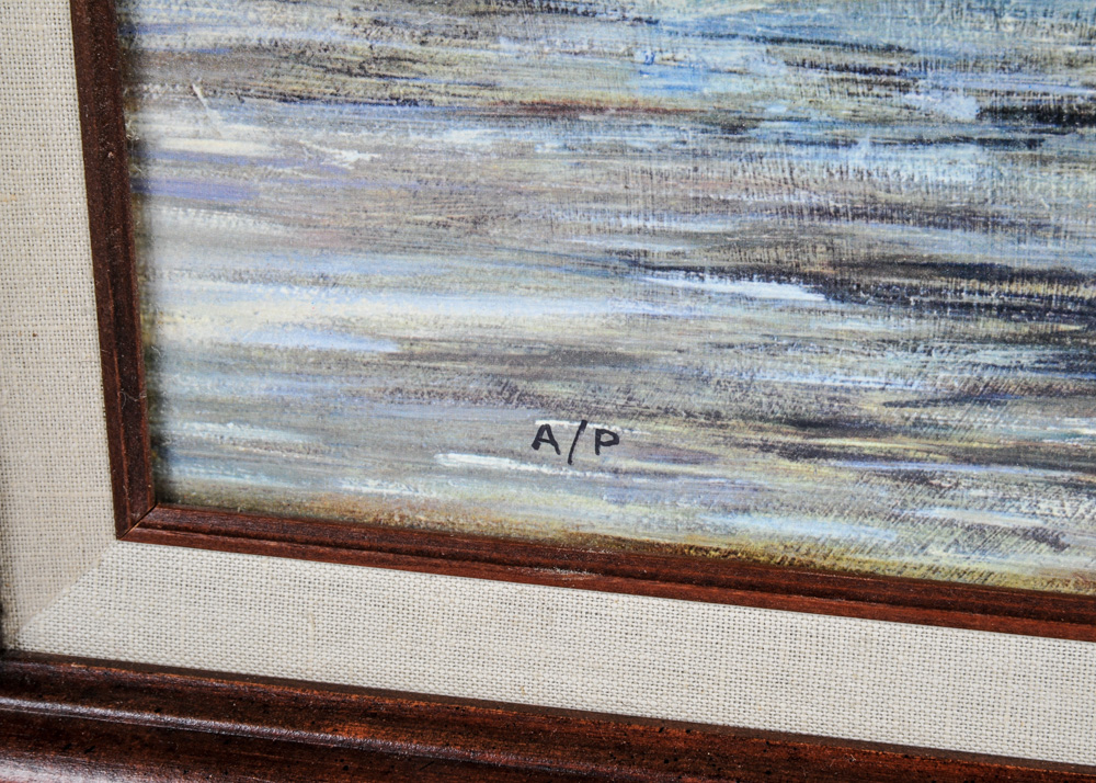 Leslie Cope Artist Proof Limited Edition "Crossing the Y Bridge"