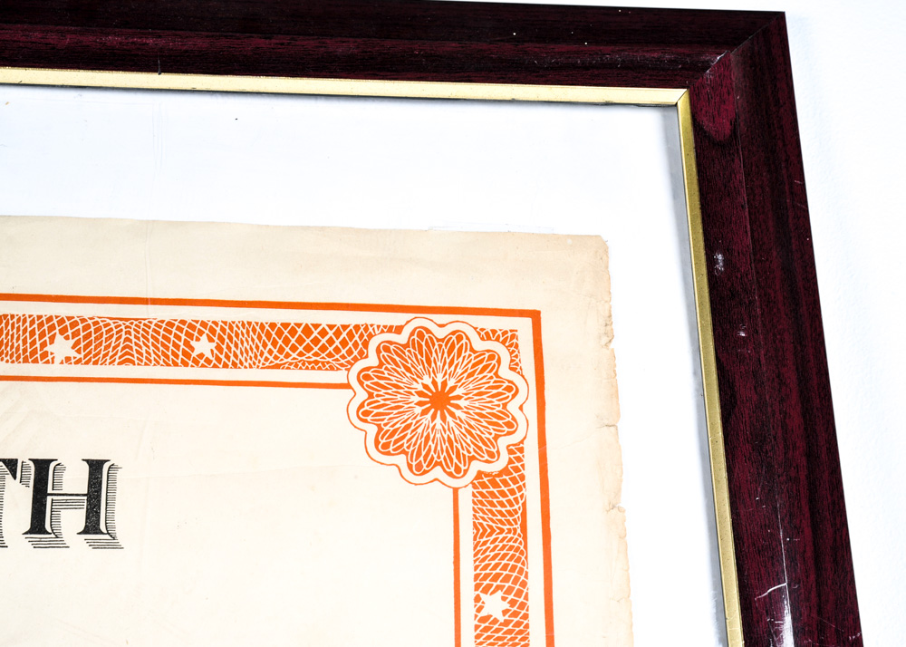 Vintage World War I Savings Stamps Poster