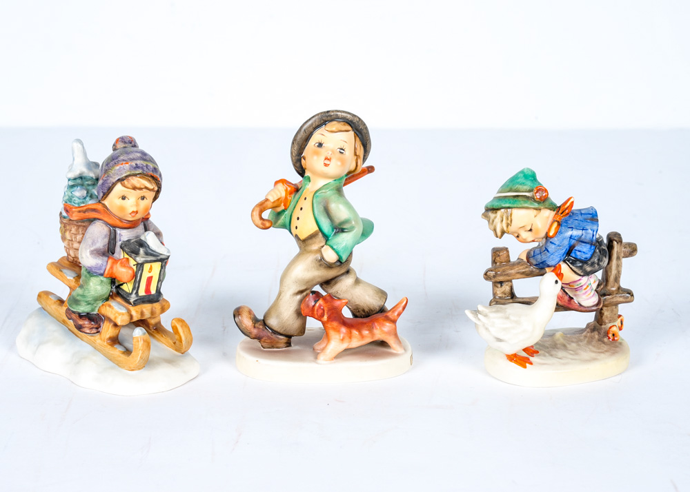 Trio of Vintage Hummel Figurines