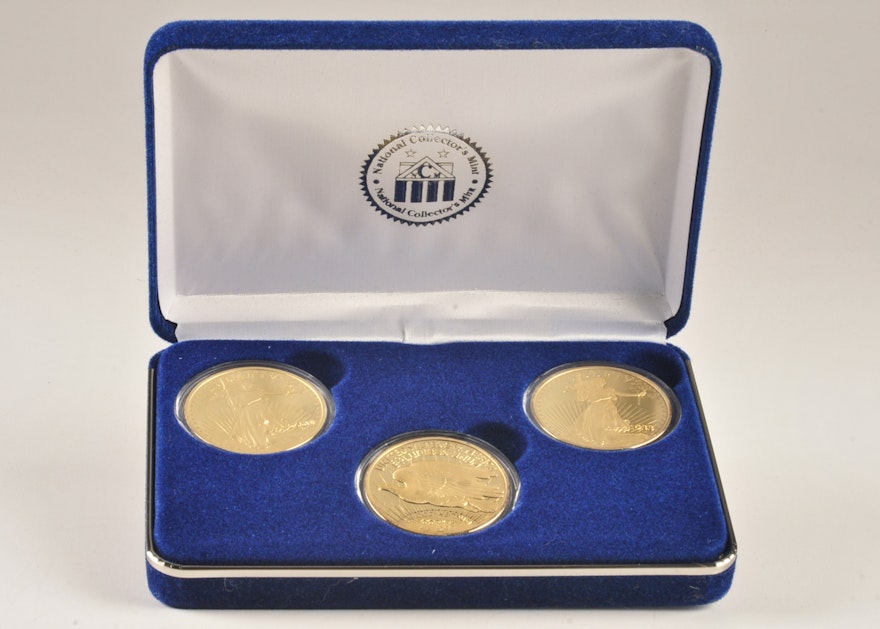 National Collectors Mint Limited Edition First and Last Year of Issue Double Eagle Proof Set