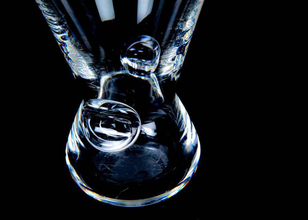 Signed Steuben Thumbprint Vase