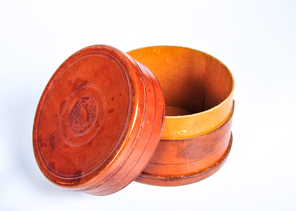 Vintage Pipes, Perfume Bottle, and Collar Box