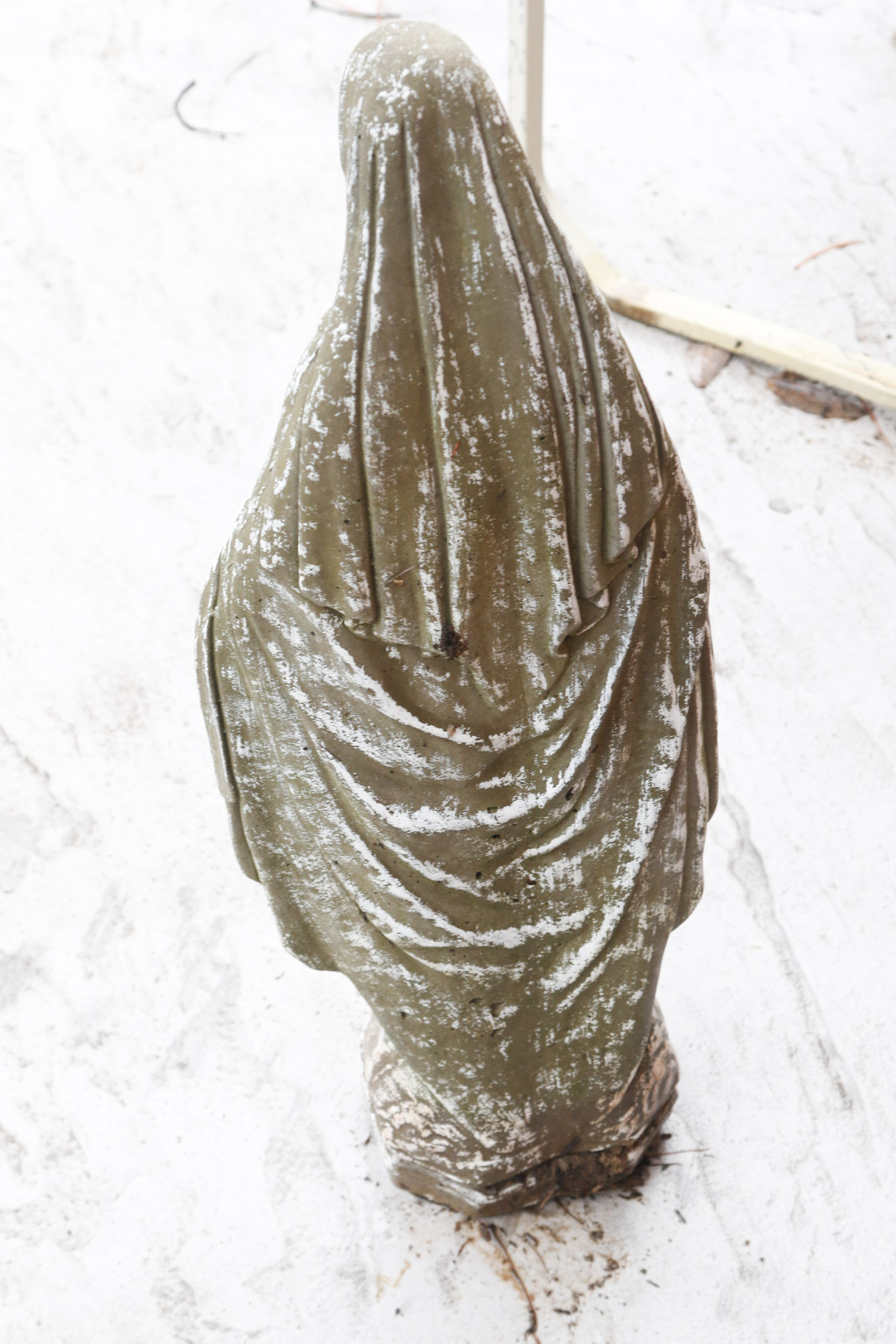 Concrete Garden Statue of The Virgin Mary