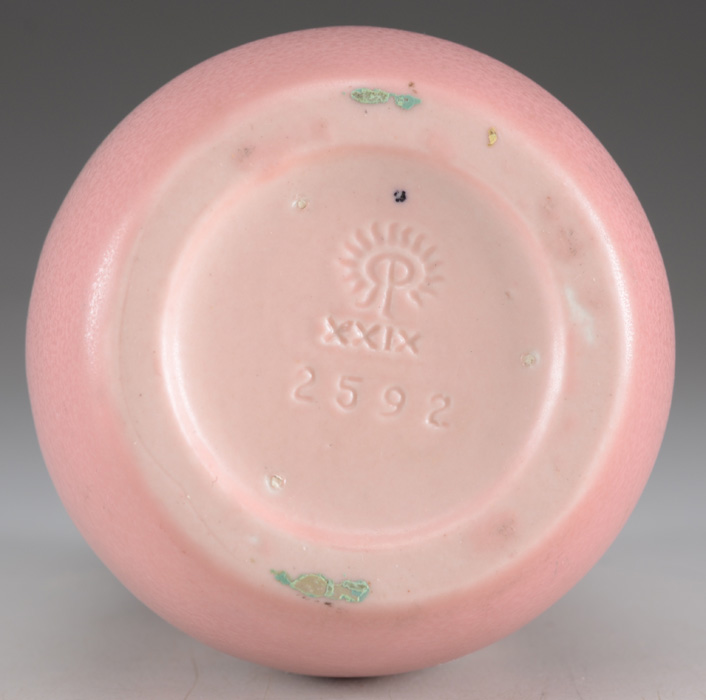 1929 Rookwood Pottery Pink Vase 6102