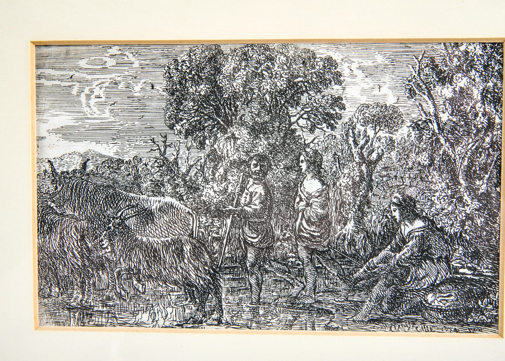 Reproduction Etchings and Engravings Depicting People