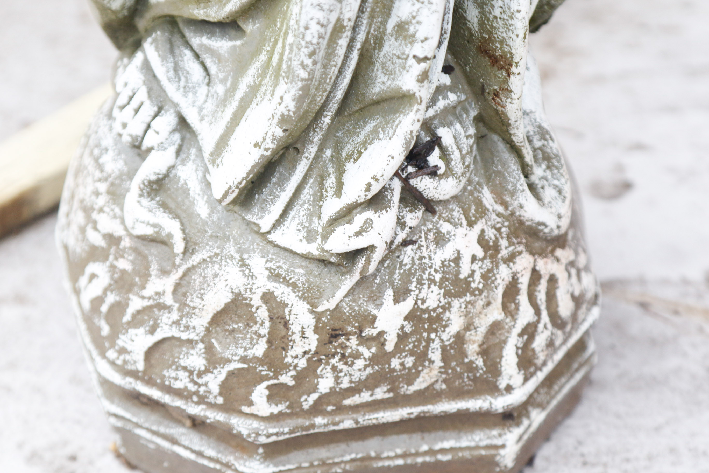 Concrete Garden Statue of The Virgin Mary