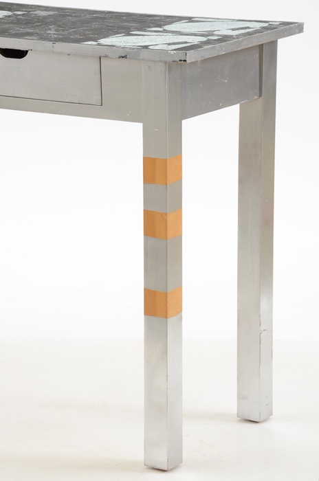 Silver Finished Console Table