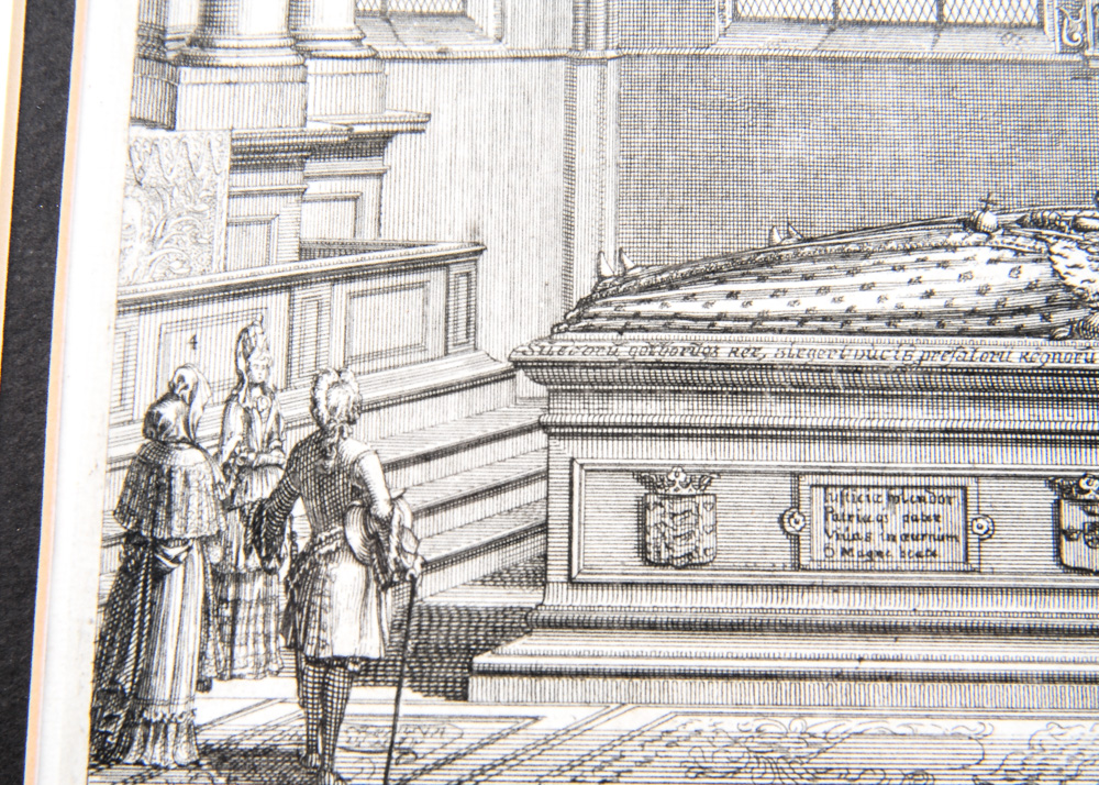 Duo of Antique Swedish Architectural Engravings