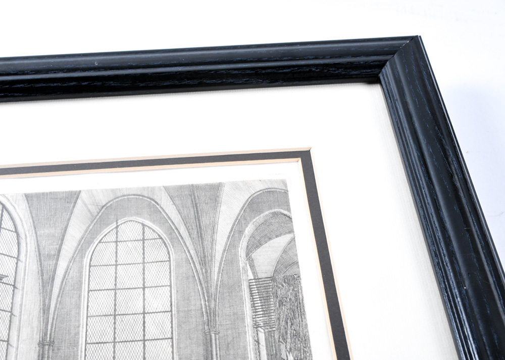 Duo of Antique Swedish Architectural Engravings