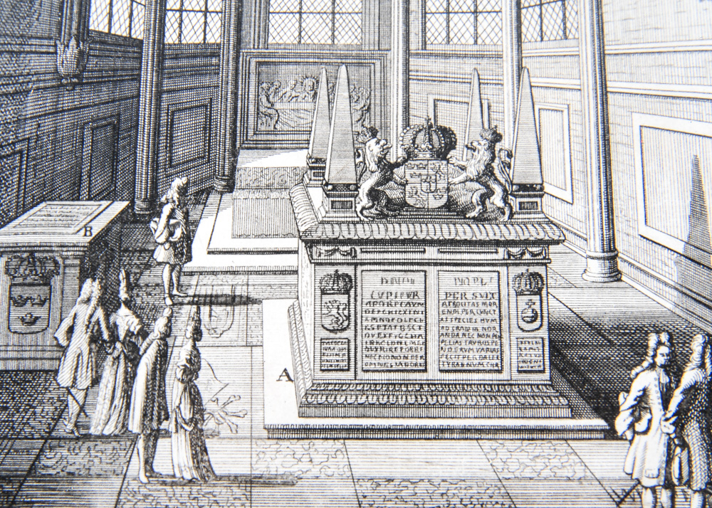 Duo of Antique Swedish Architectural Engravings