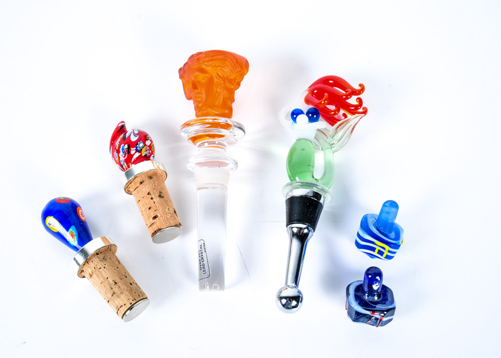 Rosenthal and Other Blown Glass Bottle Stoppers