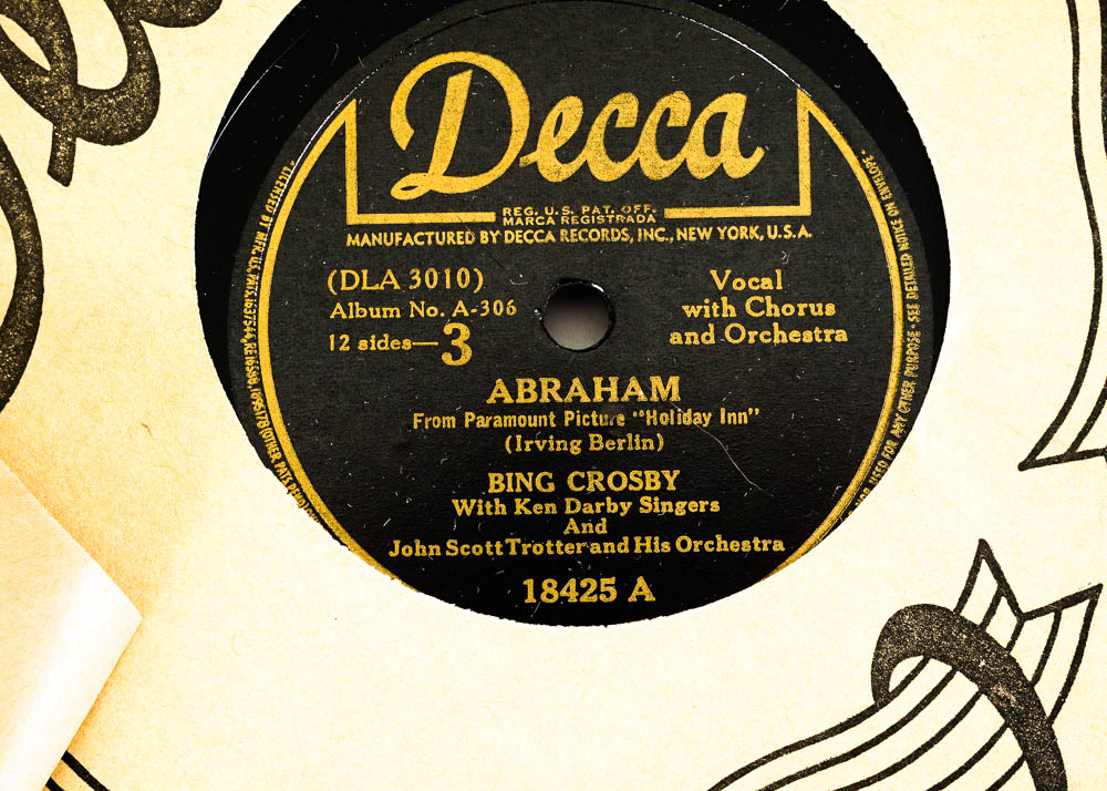 Assorted Columbia and Decca 10" & 12" 78 RPM Records