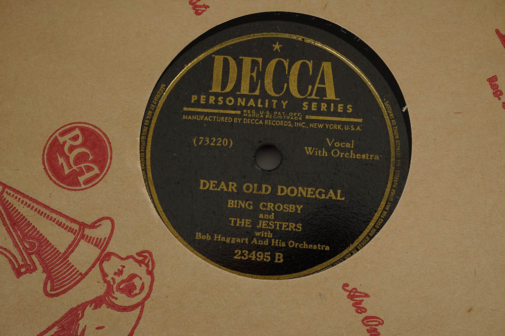 Assorted Columbia and Decca 10" & 12" 78 RPM Records