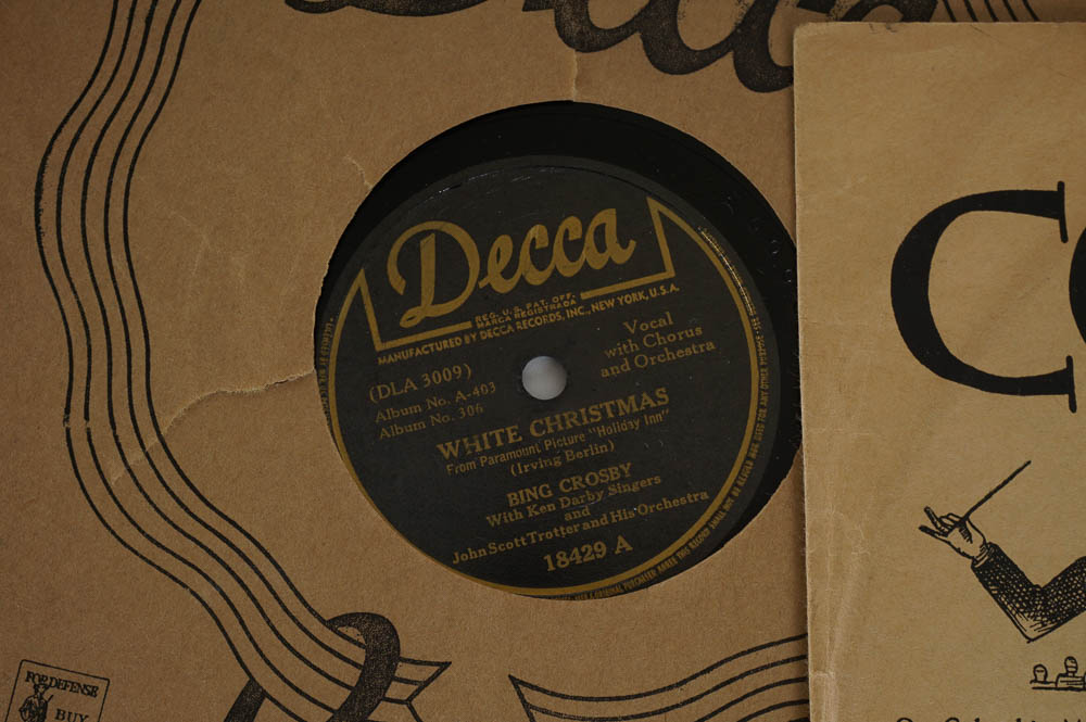 Assorted Columbia and Decca 10" & 12" 78 RPM Records