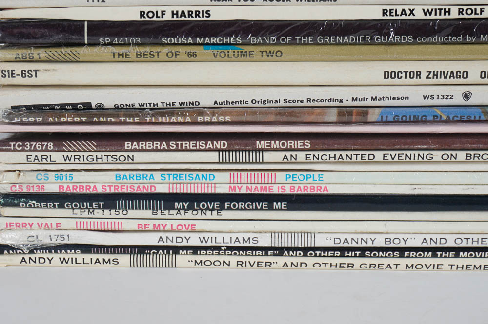 Pop and Vocal Vinyl Records