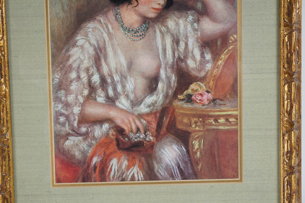 Renoir Print Pair in Ornate Frames