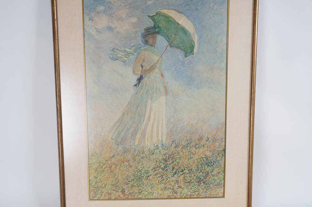 Framed Pair of Monet Prints