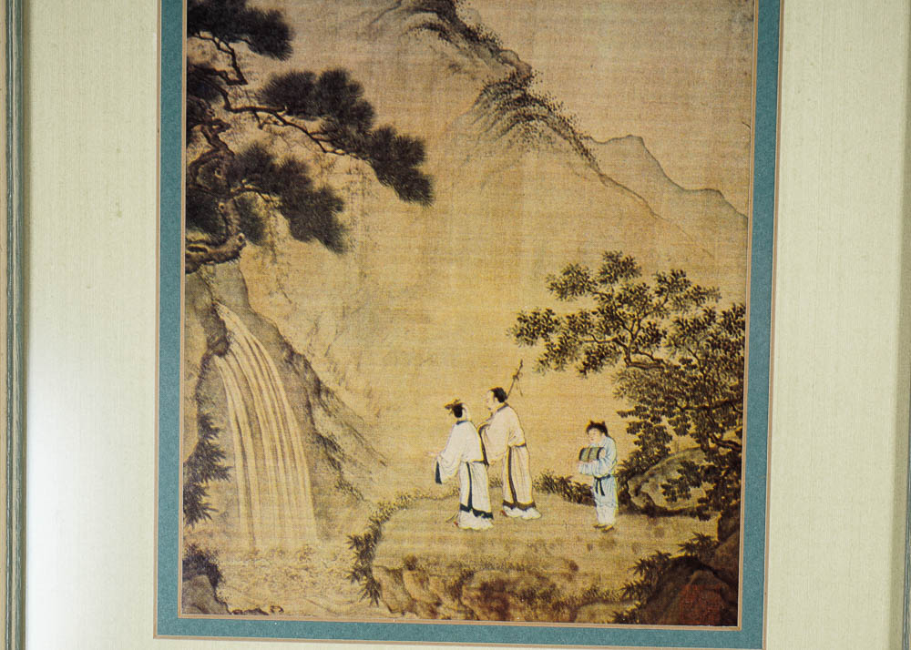 Collection of Framed Asian Artwork