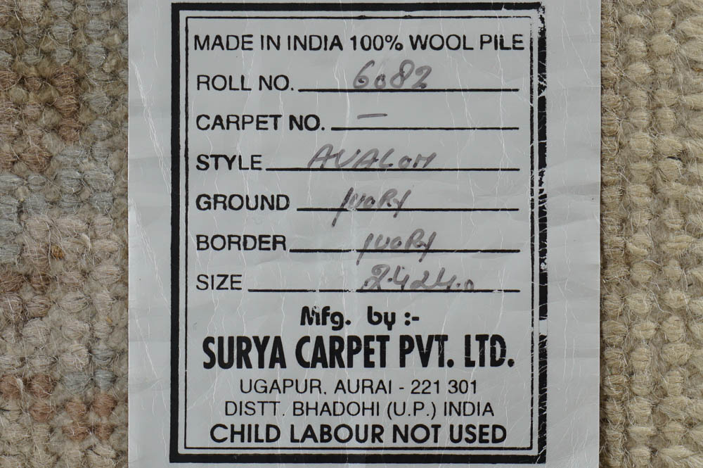 Floral Embellished Rug Pair