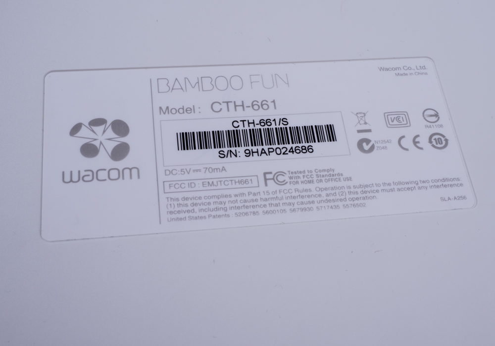 Wacom Bamboo Fun Tablet and Pen