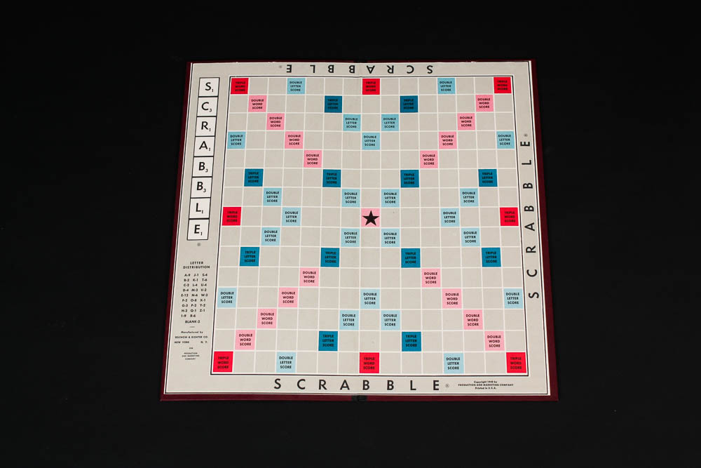Vintage Scrabble Board Game