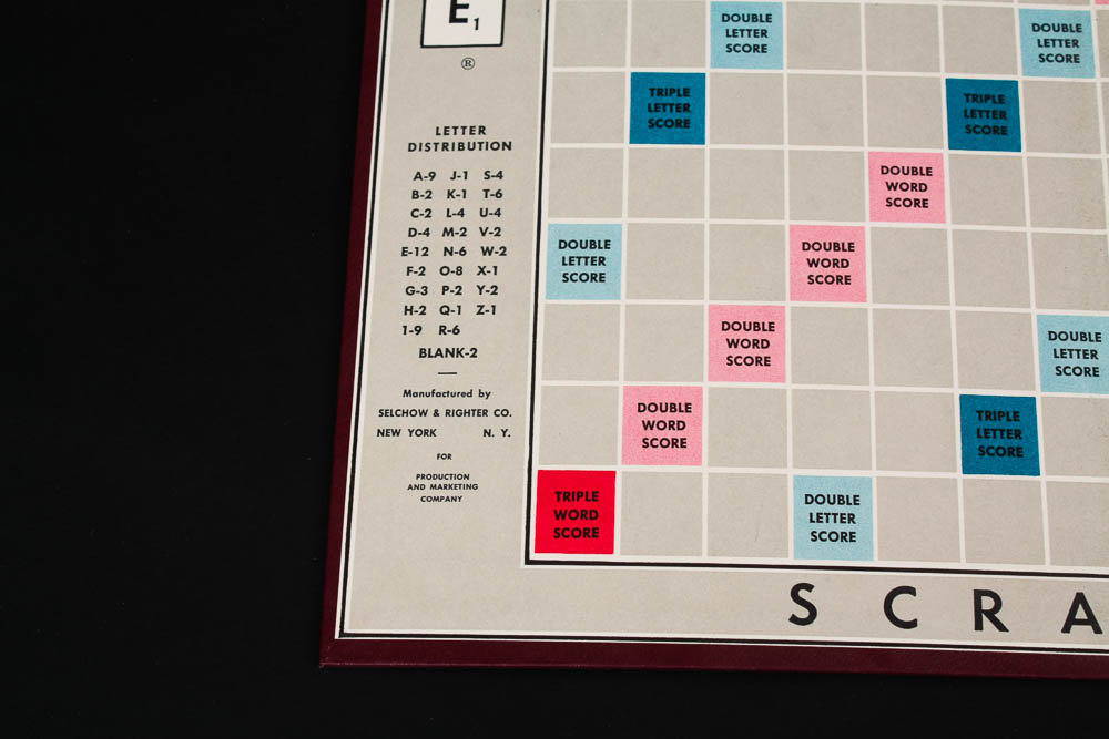 Vintage Scrabble Board Game
