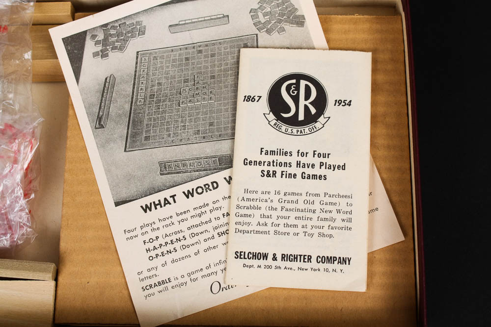 Vintage Scrabble Board Game