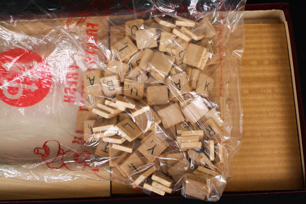 Vintage Scrabble Board Game