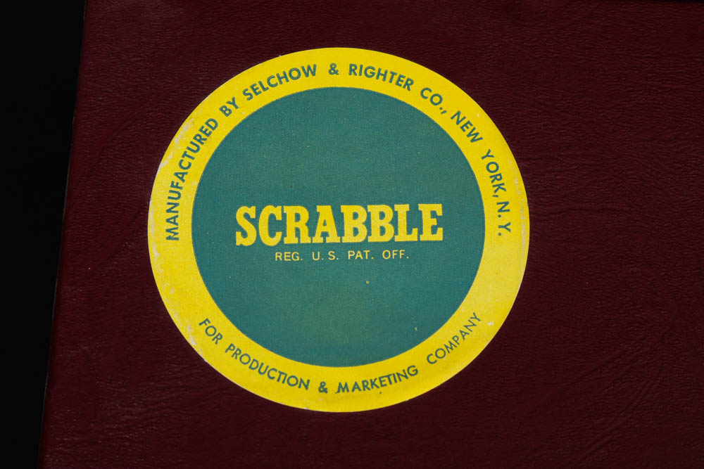 Vintage Scrabble Board Game