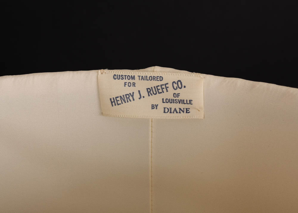 Painted Lamp Pair with Silk Shades