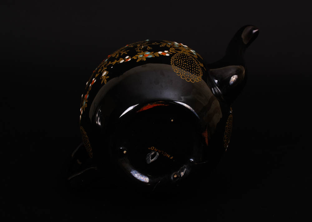 Trio of Decorated Teapots