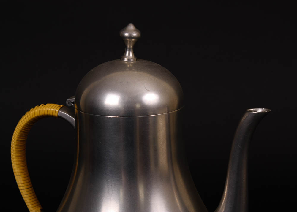 Trio of Decorated Teapots