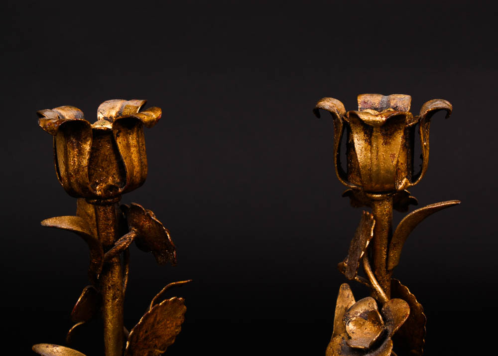 Eclectic Collection of Floral Themed Home Decor Items