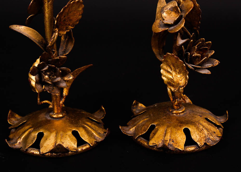 Eclectic Collection of Floral Themed Home Decor Items