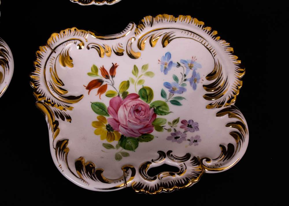 Eclectic Collection of Floral Themed Home Decor Items