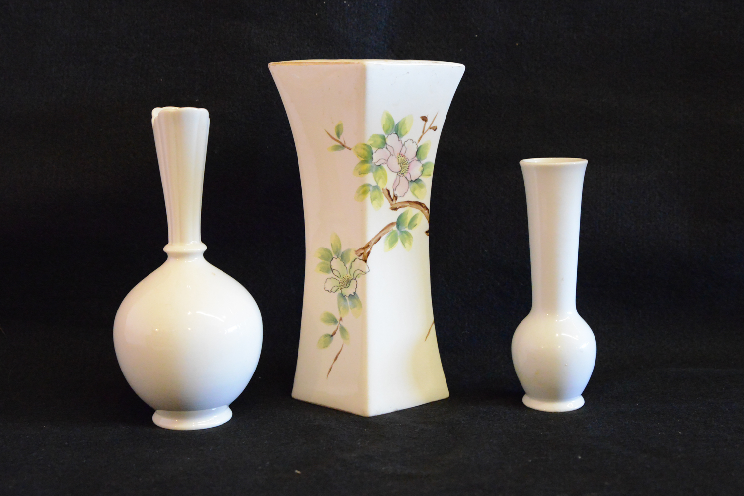 Trio of Vintage Porcelain Vases