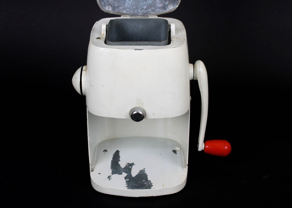 Vintage Ice-O-Mat Ice Crusher and Ice Bucket