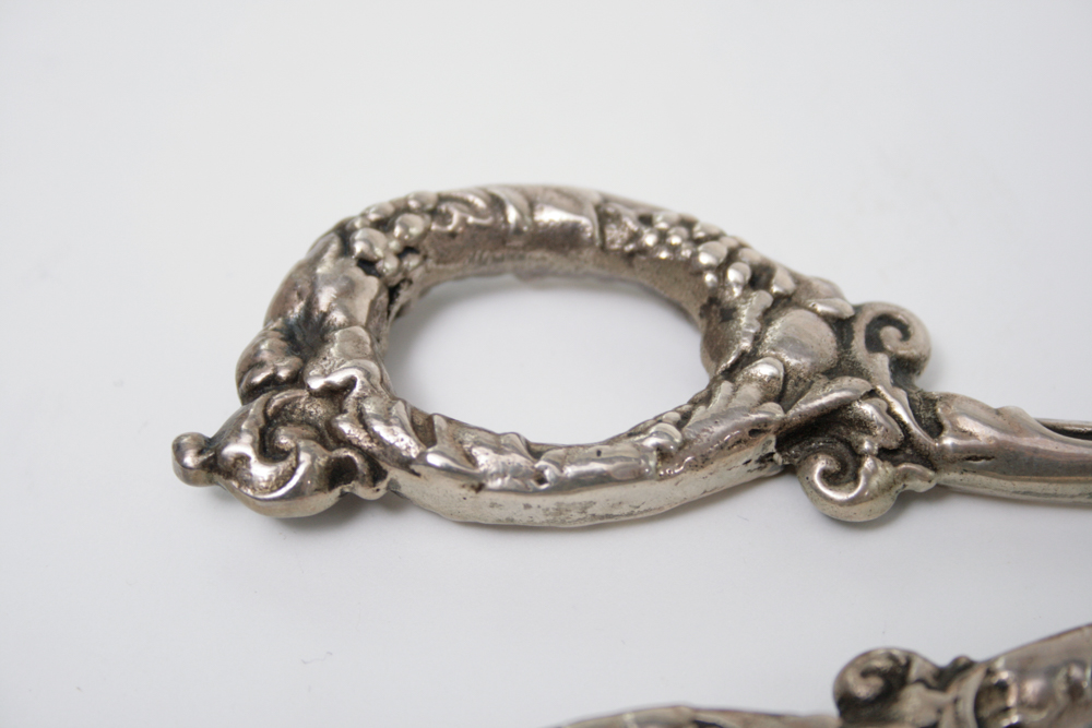 Antique Solid Sterling Grape Shears