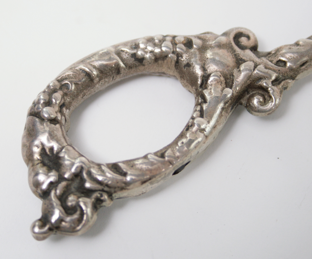 Antique Solid Sterling Grape Shears