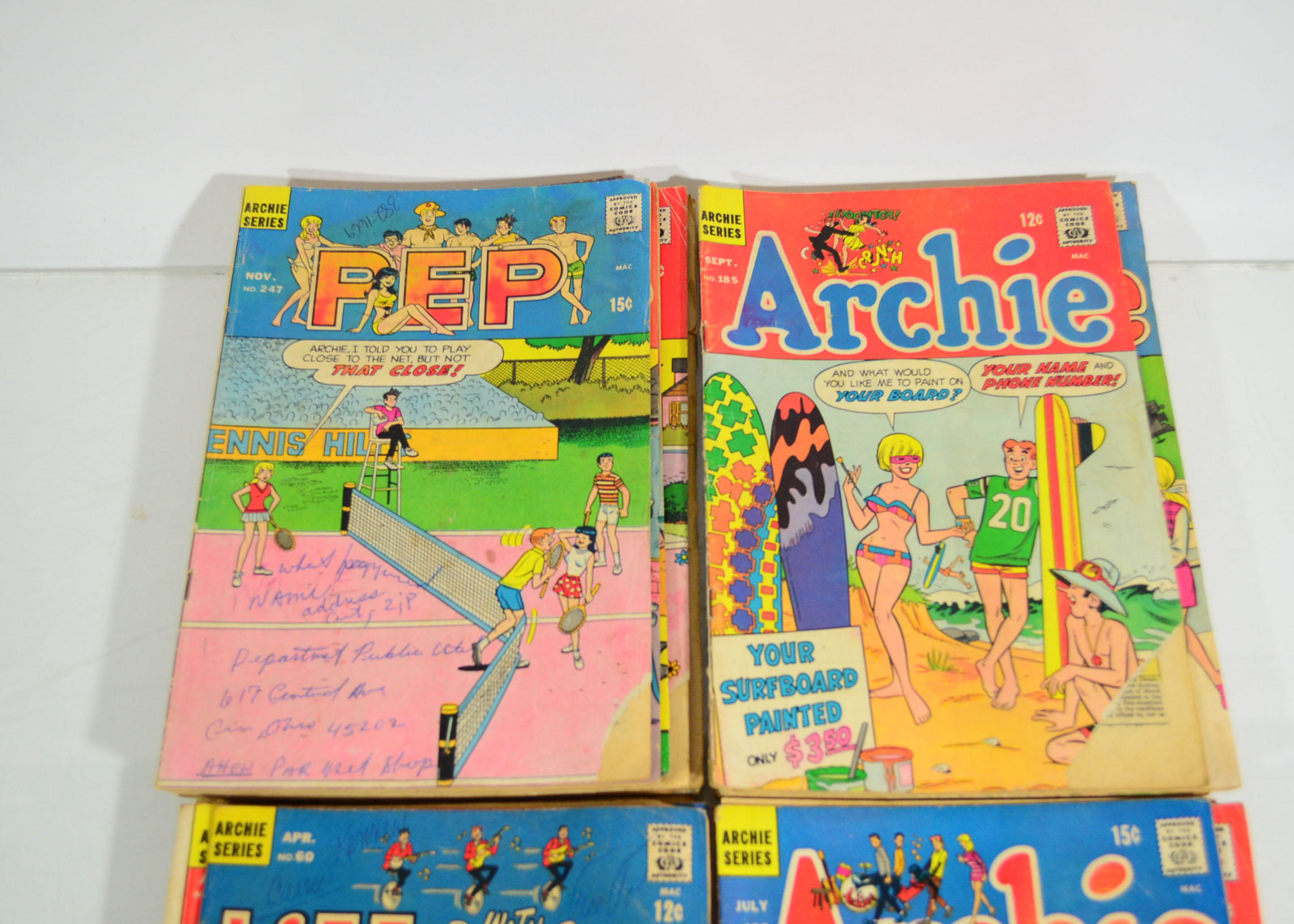 Collection of Archie Comic Books