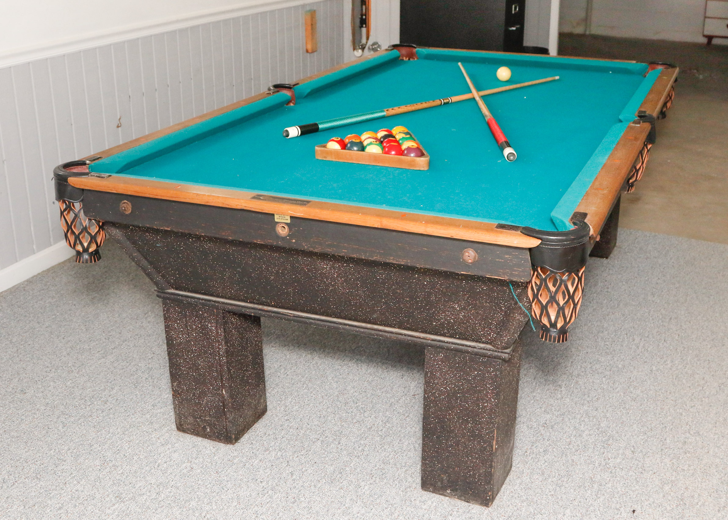 National Billiard Mfg. Co. Pool Table