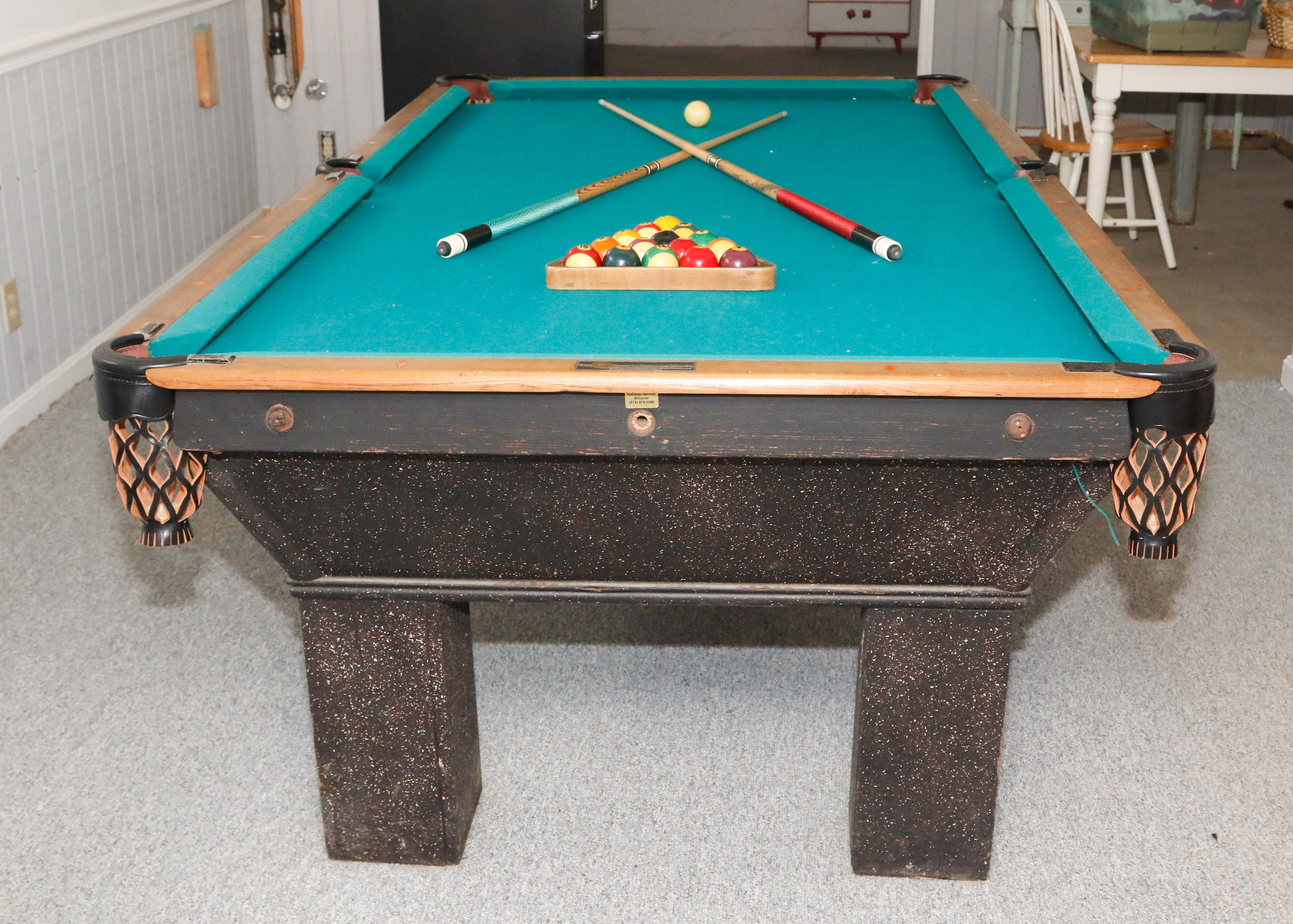 National Billiard Mfg. Co. Pool Table