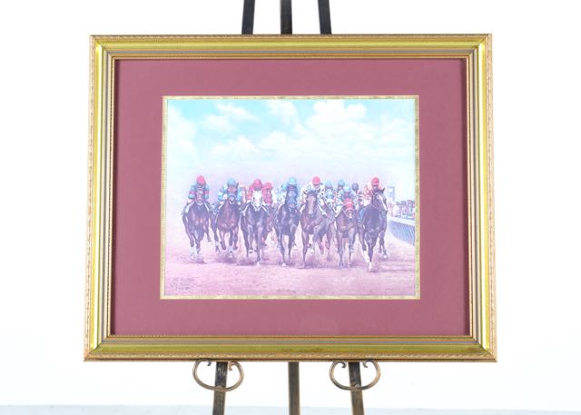 C.W. Vittitow Signed and Numbered "Off and Running" Print