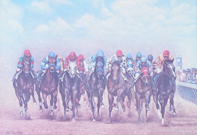 C.W. Vittitow Signed and Numbered "Off and Running" Print