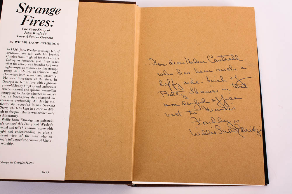 Willie Snow Ethridge Books