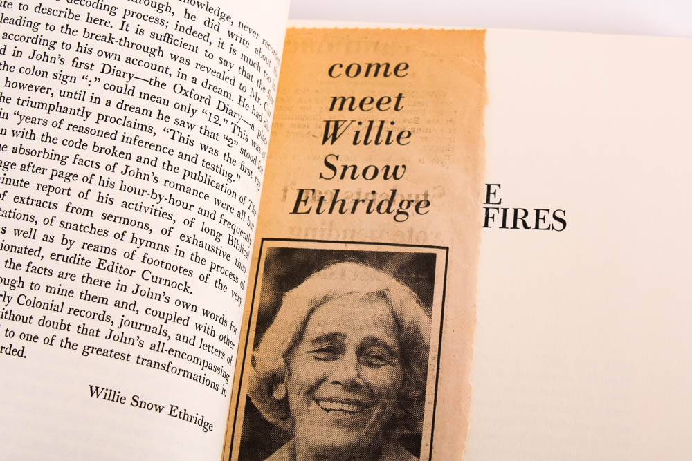 Willie Snow Ethridge Books