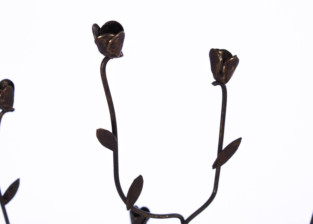 Metal Flower Sculpture